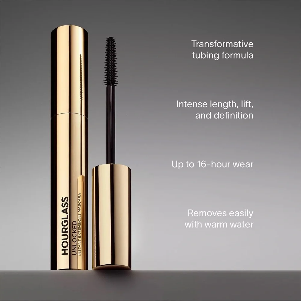Hourglass Unlocked Instant Extensions Defining and Lengthening Tubing Mascara